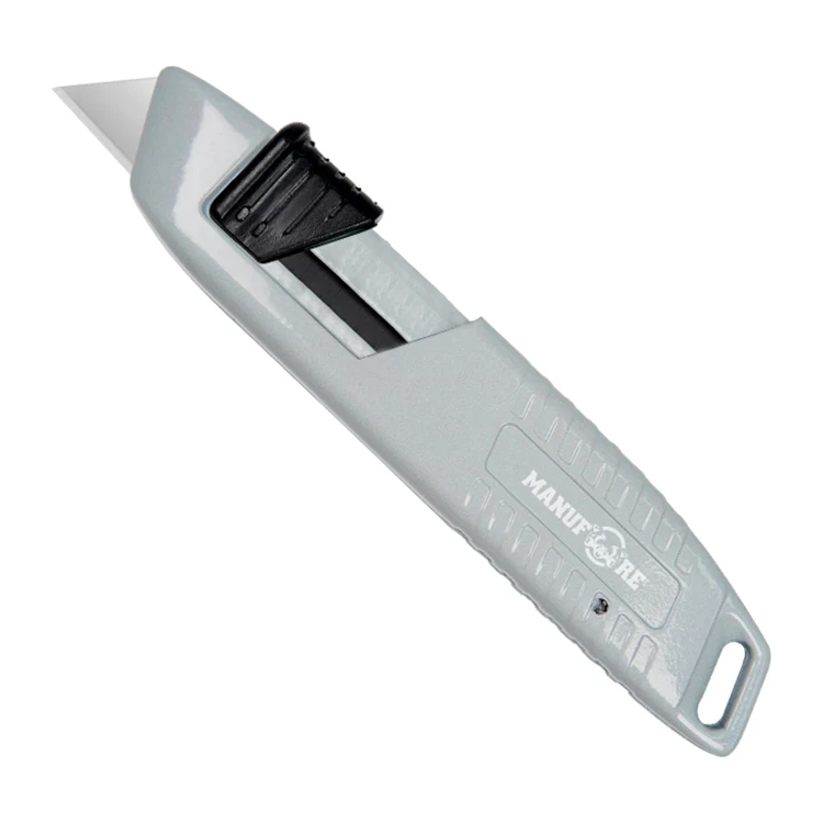 Автоматический выдвижной быстросменный раздвижной нож, резак из цинкового сплава, универсальный нож, сверхмощная ручка, безопасный нож