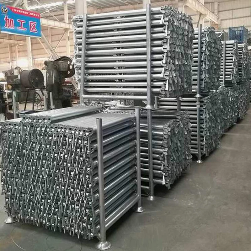 echafaudage multidirectionnel steel ringlock scaffolding system construction building galvanized ring lock scaffold