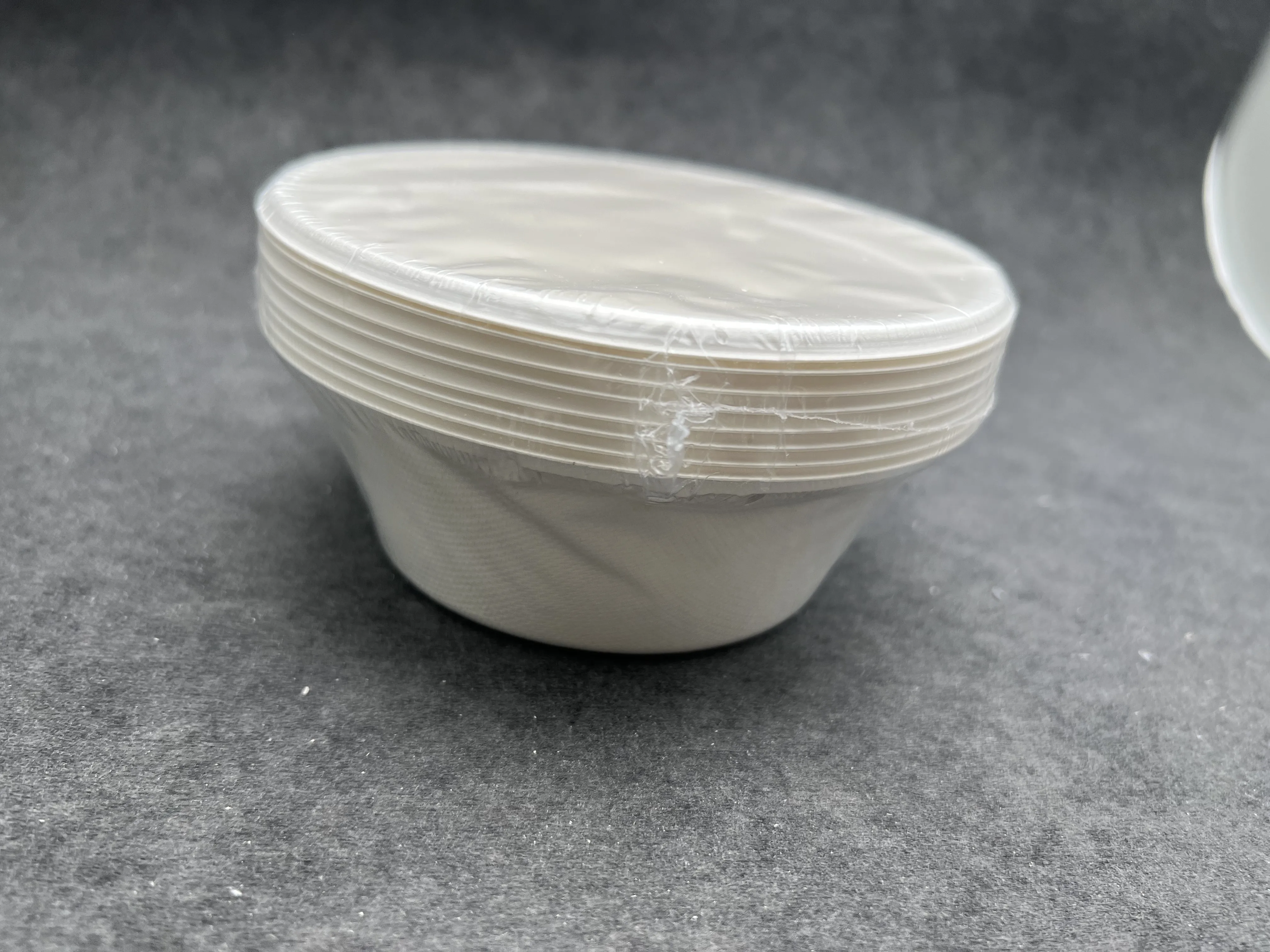 9/12 / 18/ 32 oz 100% Biodegradable Microwave Round sugarcane bagasse fiber pulp paper bowl soup/salad bowl with lid