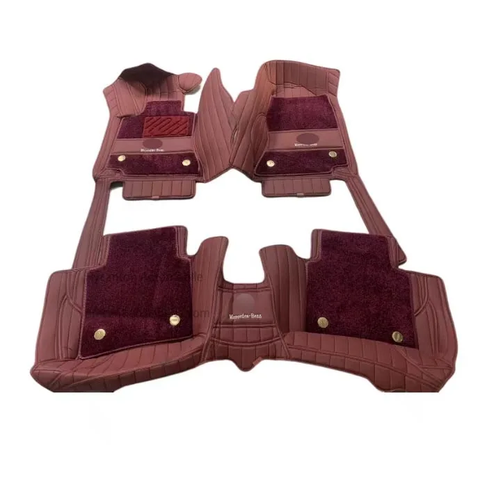 Factory wholesale Anti slip eco-friendly material car 5d leather foot mats For Mercedes-Benz C class 2022-2024 car floor mat