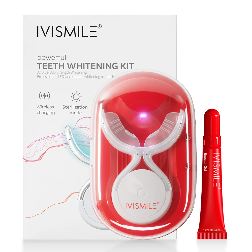 Teeth Whitening Manufacturer IVISMILE CE Approved Led Light Teeth Whitening Kit For Dental Bleaching