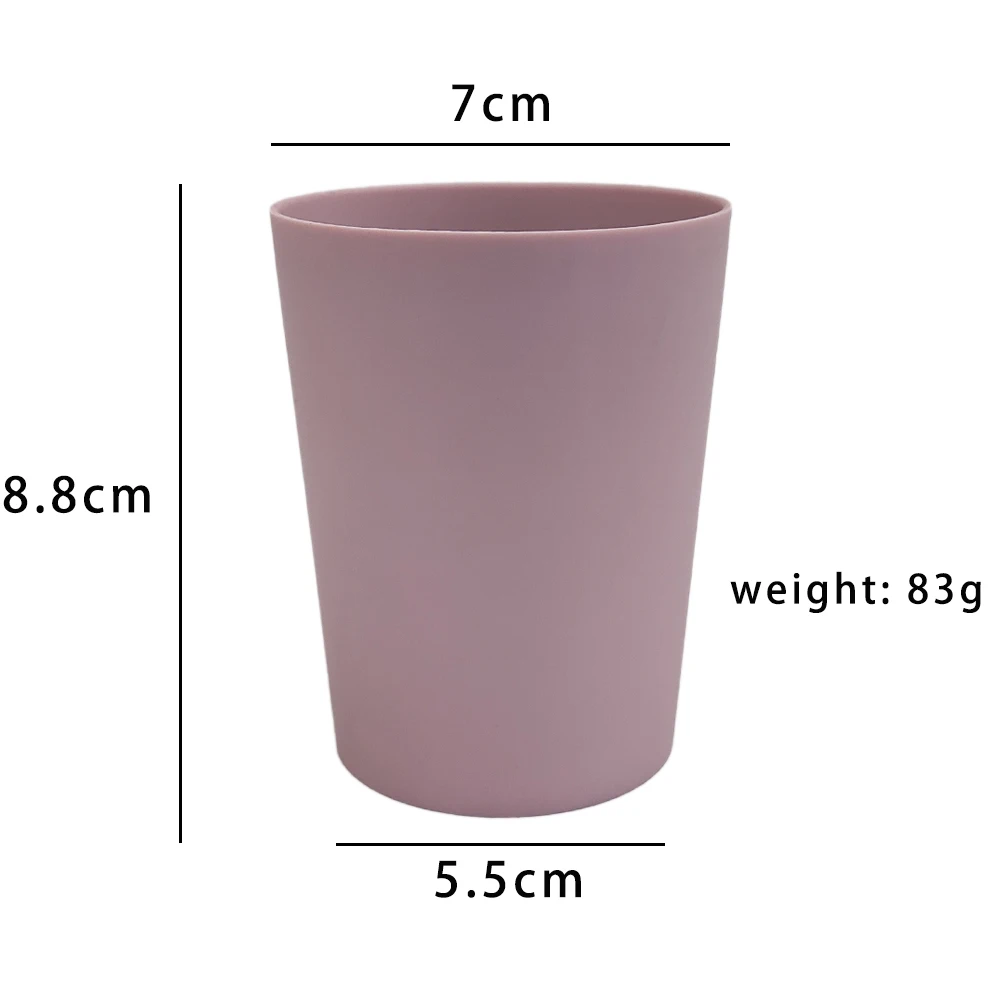 2021  Food Grade Non-toxic Silicone Bottle Water Cup Silicone Baby Cup