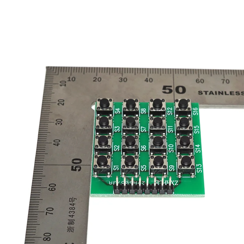 OEM/ODM Available 16 Key Keyboard Push Button Switch 4*4 Matrix Keypay Module