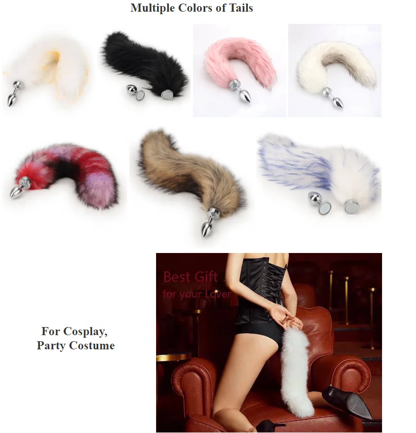 Fun Paradise tail butt plug fox tail butt plug anal butt plug sex toys for male woman