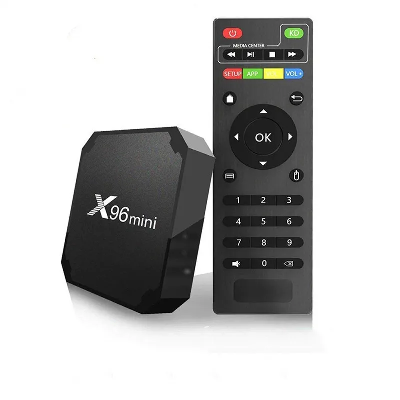 OEM бесплатный логотип x96mini высокое качество ТВ-приставка Amlogic S905w x96 Mini 2 ГБ 16 ГБ Android 7,1 Смарт ТВ-приставка