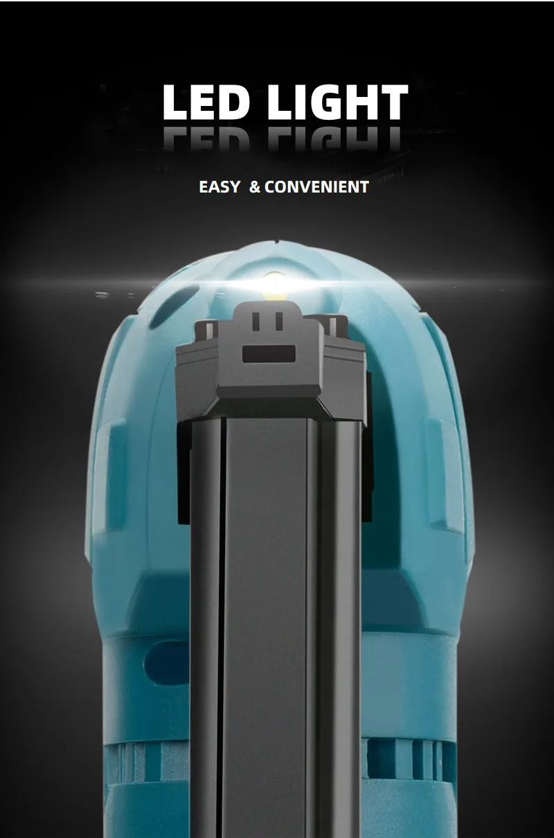 18V Cordless Nail Gun 2 in 1 model NG-L0118-A Lithium Battery Power Tools Pack Portable Household Rechargeable