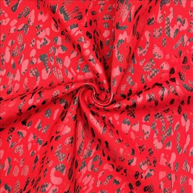 Stretch Woven Custom Print Spandex Nylon Rayon Viscose High Waist Tight Leggings Pants Fabric
