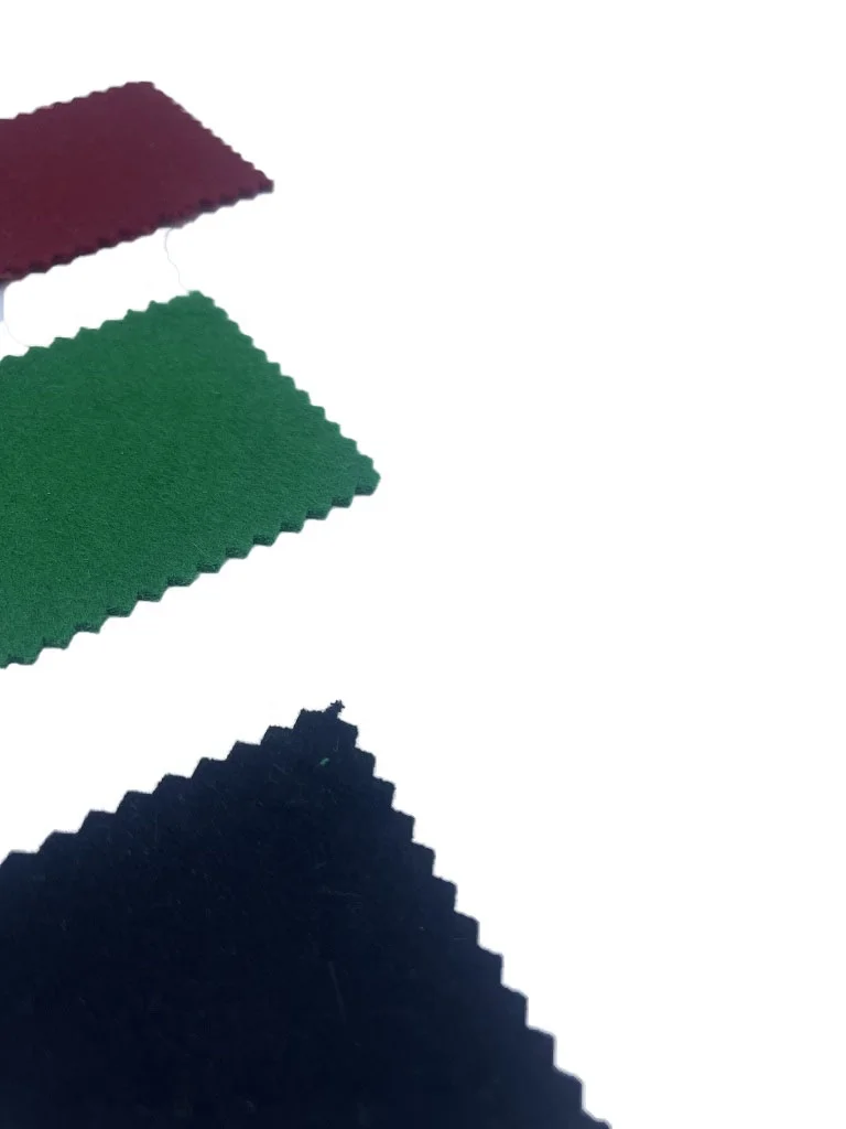 Worsted Fabric Supplier Polyester Wool Double Face Polar Fleece Plain Fabrics For Clothing ZZH24004