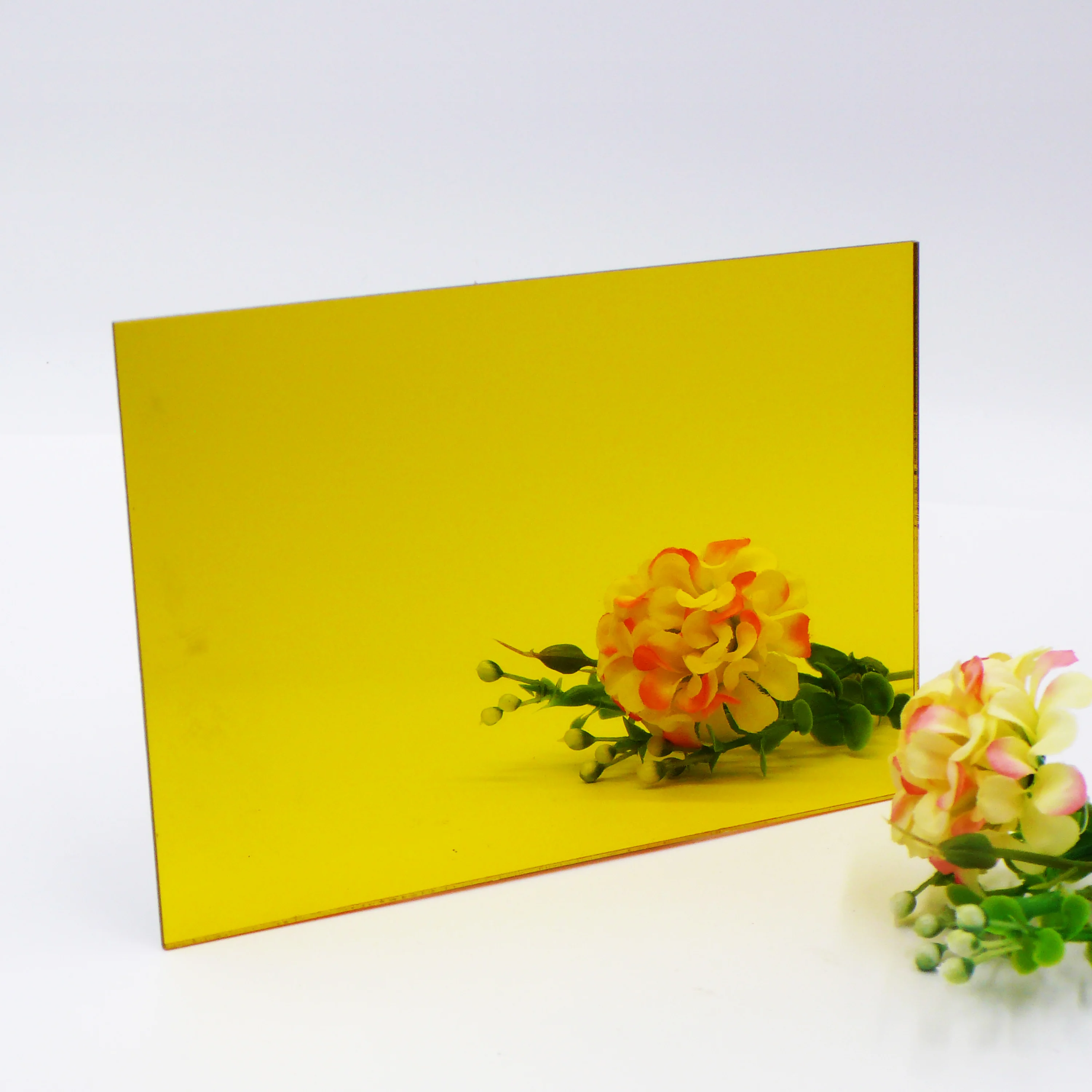 Custom Wholesale 1mm 3mm 5mm Buy Pmma Acrylic Sheet Two Way Rose Gold Plastic Cast Acrylic Sheet Mirror