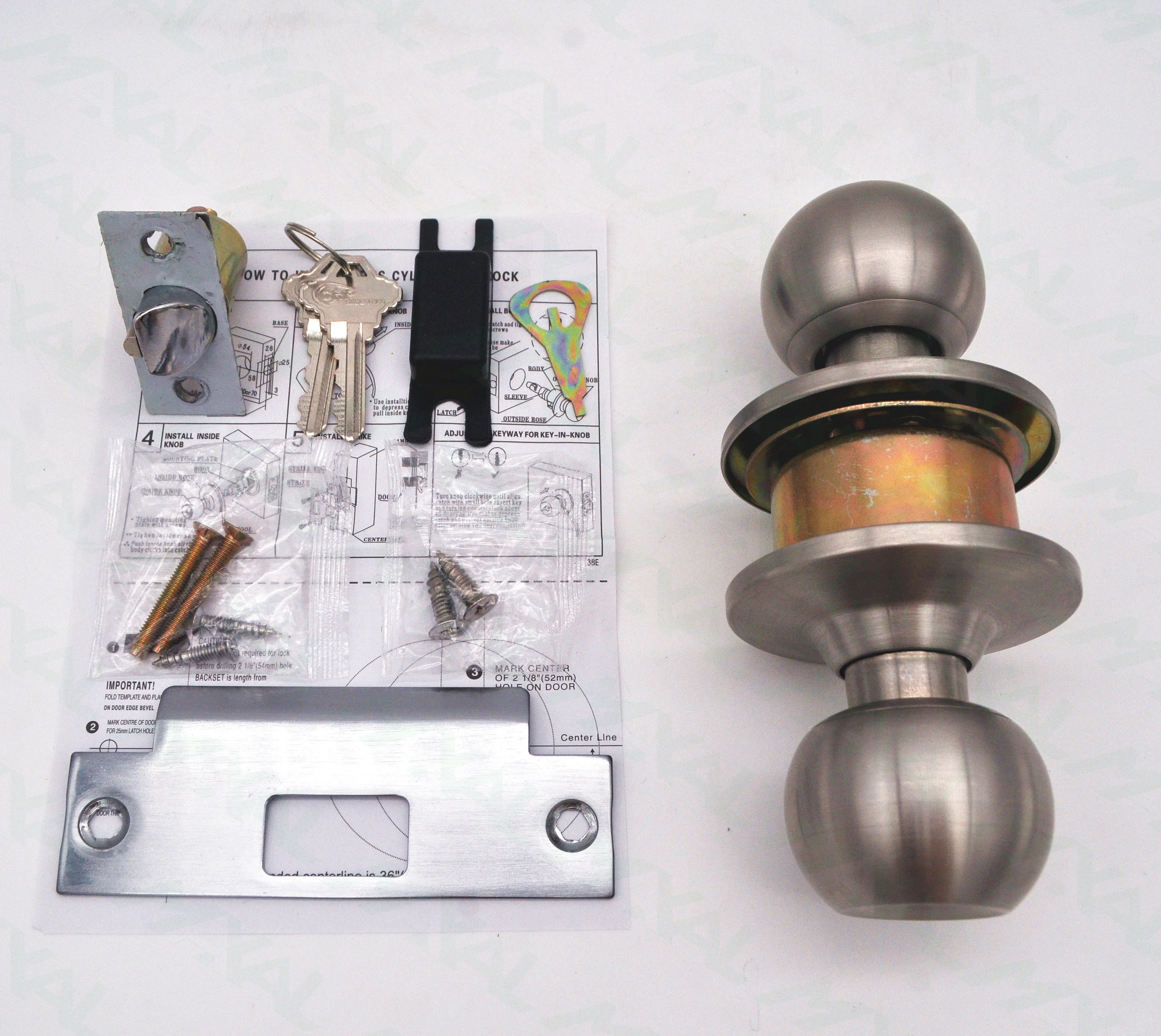 2023 Safety hotel home bedroom furniture interior mortise lock set door handles Lock