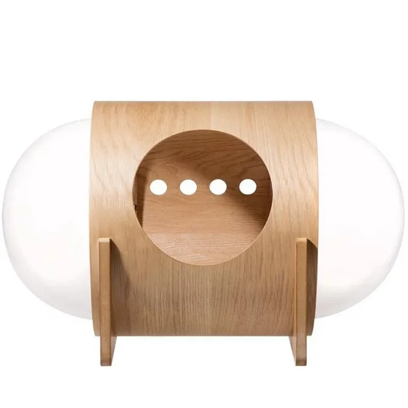 Оптовая продажа от производителя, роскошная Милая прозрачная акриловая полусферическая кровать для кошек в капсулах