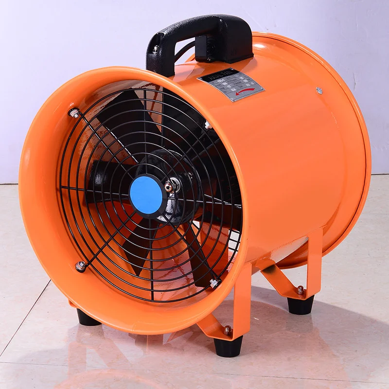 8 inch Electric Portable Ventilation Mobile Exhaust Fan Industrial painting ventilation equipment portable axial flow fan