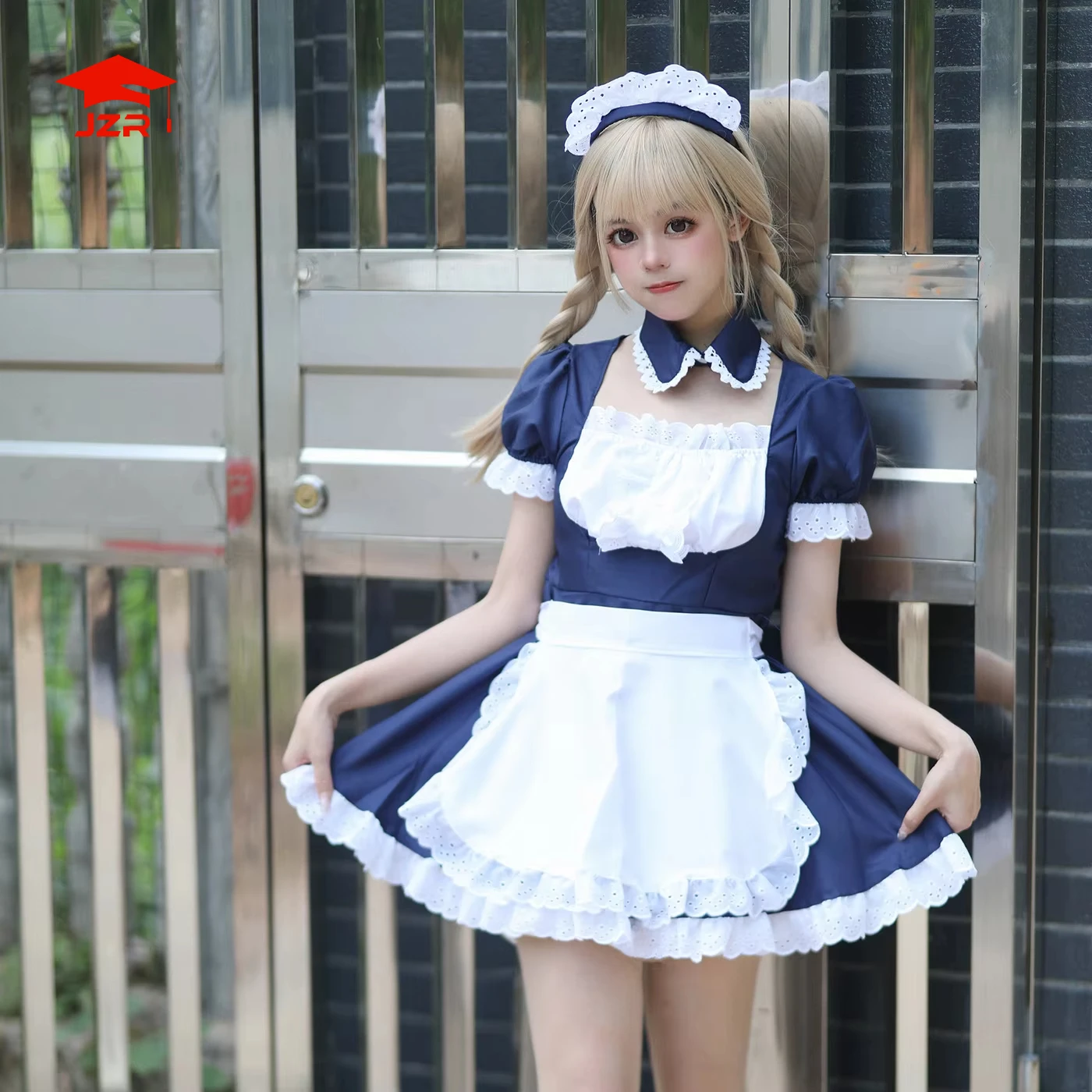 Original Akihabara Japanese Cute Maid Costume Classic Cosplay Halloween