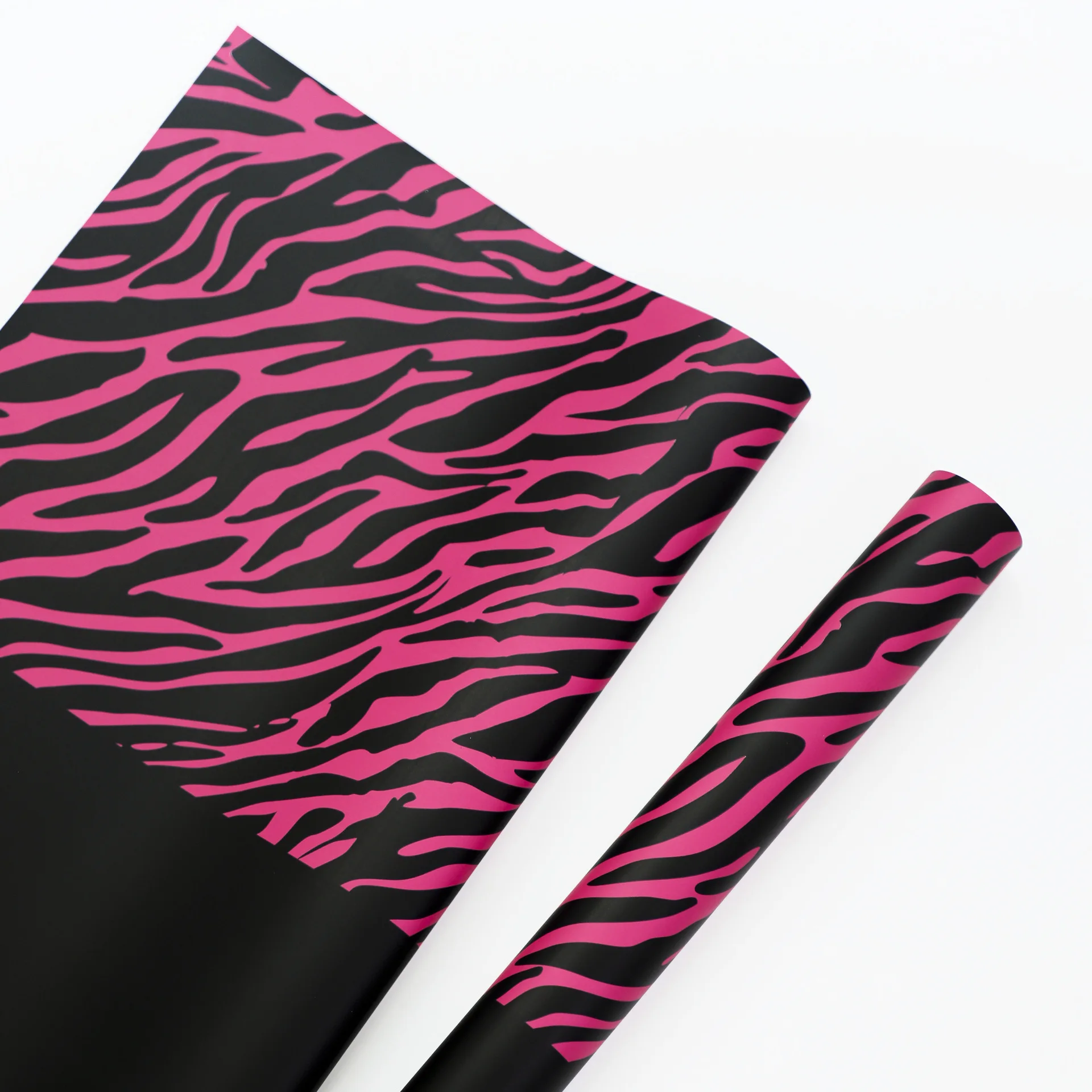 Wholesale Custom Korean Flower Bouquet Packaging Materials Waterproof And Tear-resistant Printed Zebra Pattern Gift Paper