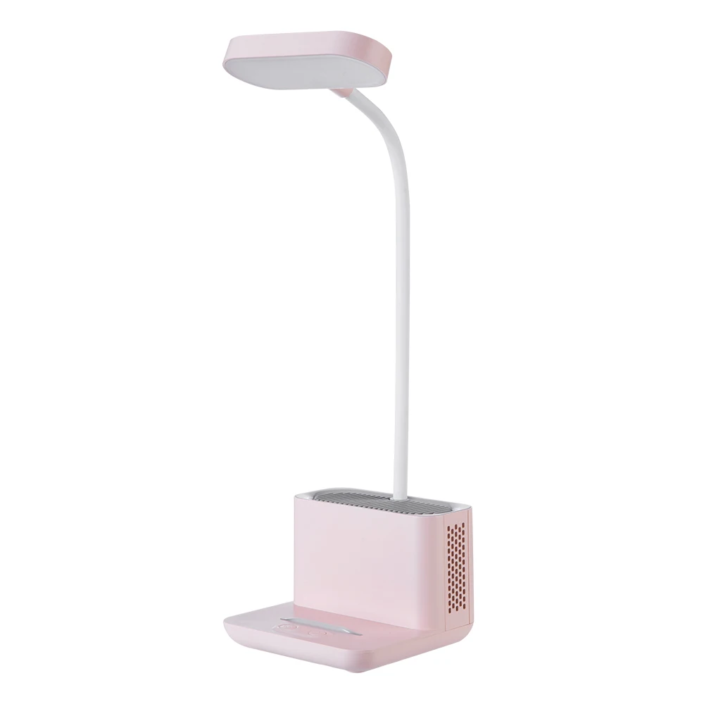 
New design 2 in 1 negative ions air purifier multi-functional led reading beside table lamp with phone holder 