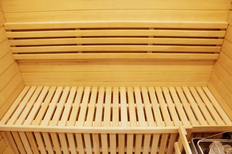 3 Person Traditionall Luxury Steam Sauna Hemlock Wood Electric Sauna with Stove