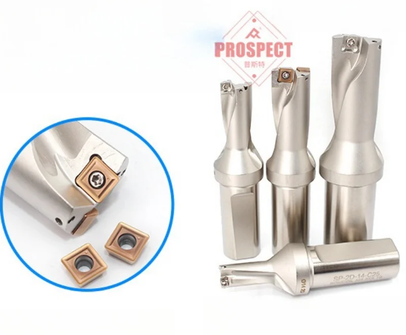 SP тип U дрель для CNC C32/C40 2D Стандартный фрезерный инструмент индексируемый высокоскоростной твердосплавный сверло бурное быстрое