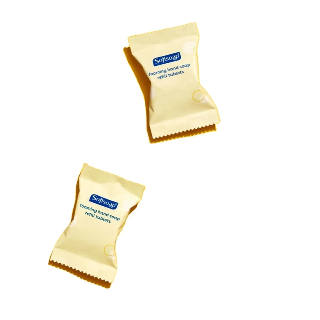 private label custom printed matte finish aluminum foil foaming bar hand soap plastic packaging