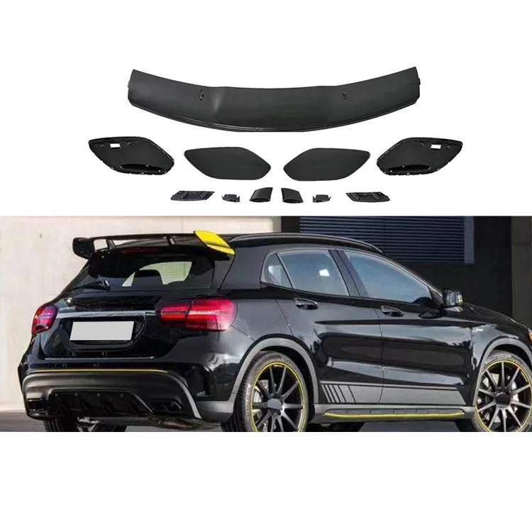 Factory Design Hot Sale Rear Wing Spoiler For Mercedes Benz Gla Class X156 GLA45 AMG Spoiler 2014-2019
