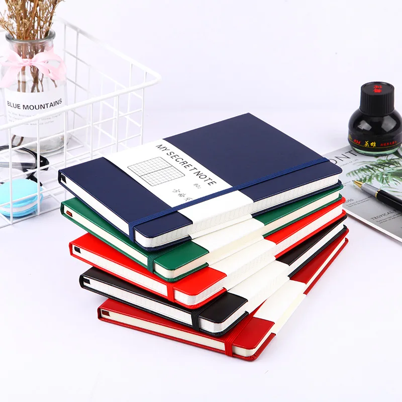 Pu Leather Notebook Rcustom Diary  A5 A6 Vintage Soft Logo With Sleeve Elegant Binder Fabric Cut For Journal  Hardcover