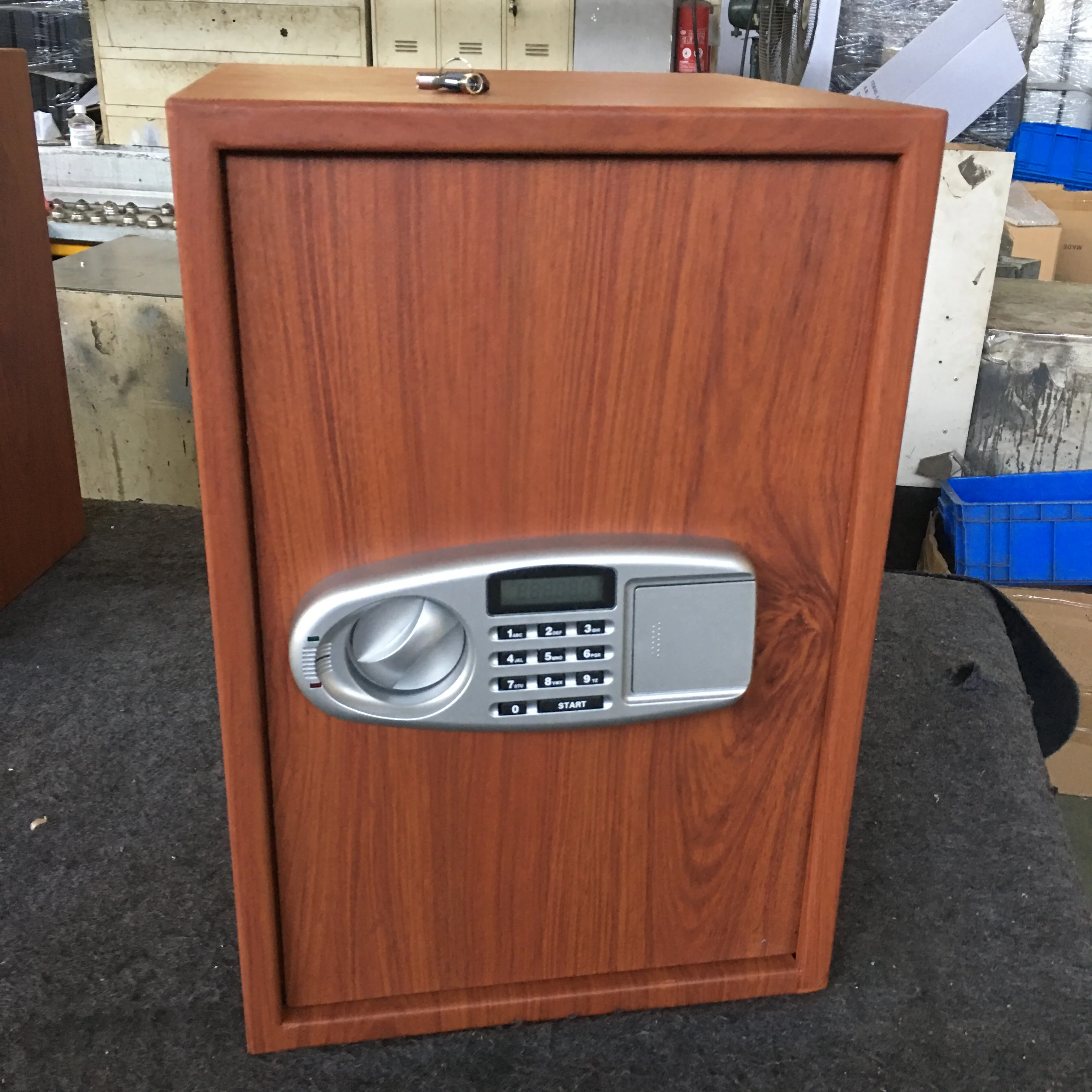 Оптовая продажа с завода, сверхмощный офисный домашний ЖК-цифровой замок, Деревянный Цветной замок, сейф с сертификатом CE