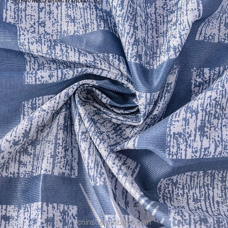 Tricot Fabric 100polyester Recycling Mattress Fabric Printed Knitting Mattress Fabric