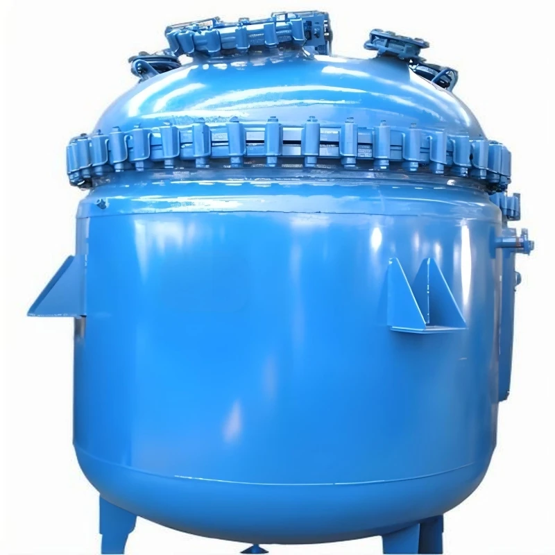 1000L Enamel glass vacuum mixing tank steam stainless steel heating reactor for distillation and dehydration