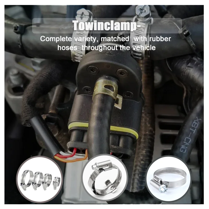 Free samples 1000pcs New Arrival  German type clamp germany type hose clamp worm gear hose clamp