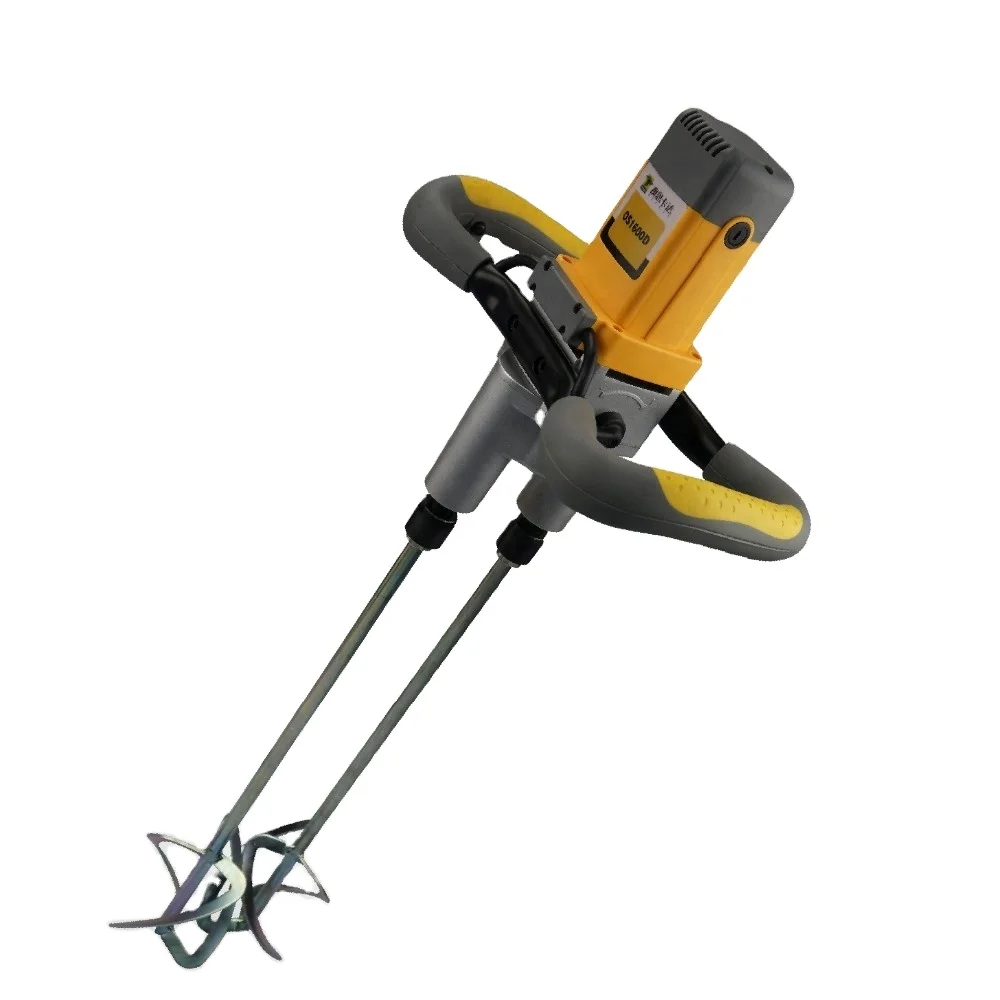 Kinty High quality wholesale 220V, 230V, 110V double paddle concrete paint stirrer mixer machine