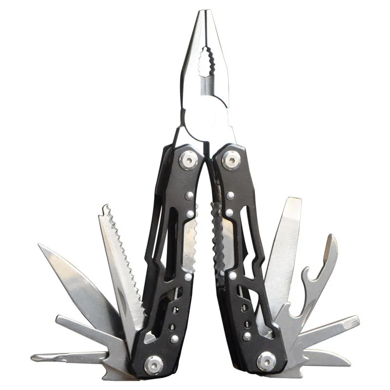 12 In 1 Multi-Tool Pliers Tools Multifunctional Folding Outdoor Camping Accessory For Gripping Personal Care Edc