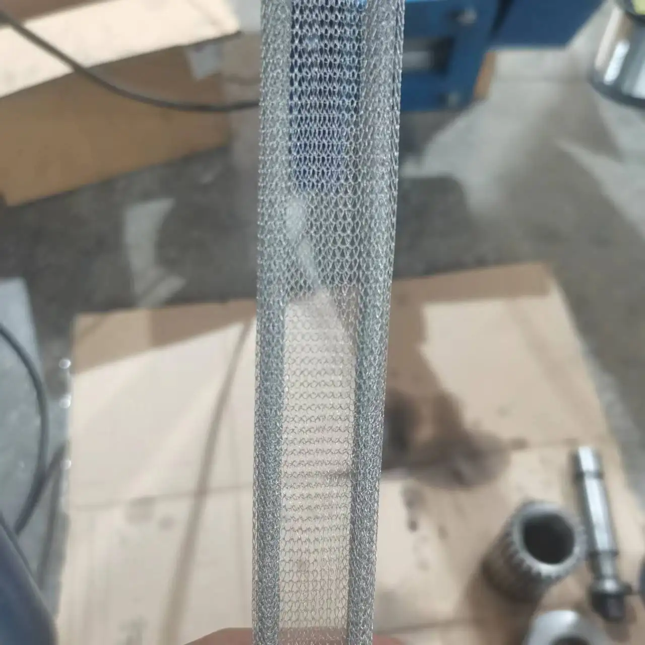 Tinned copper clad steel phosphor bronze Monel knitted wire mesh Gasket EMI/RF Shielding Sleeve