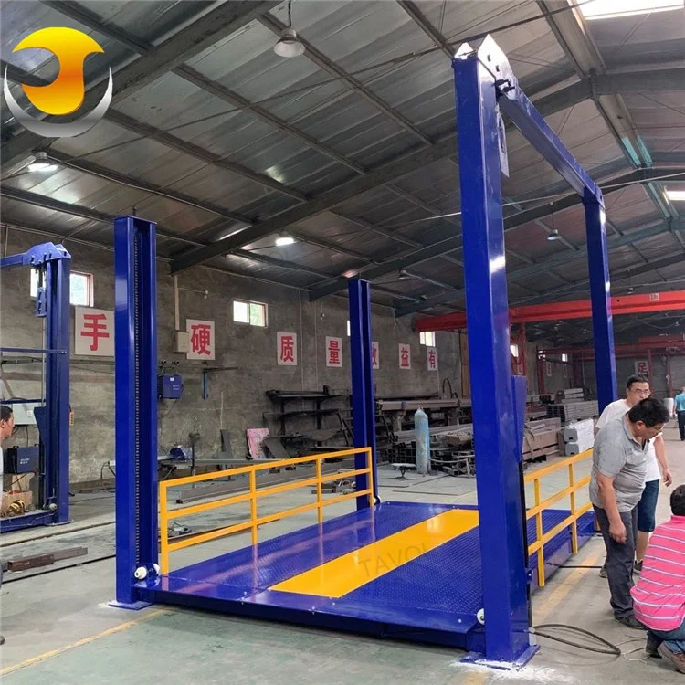 Tavol customized vertical electric four-column hydraulic car parking lift table hydraulic platform car lift for car garage