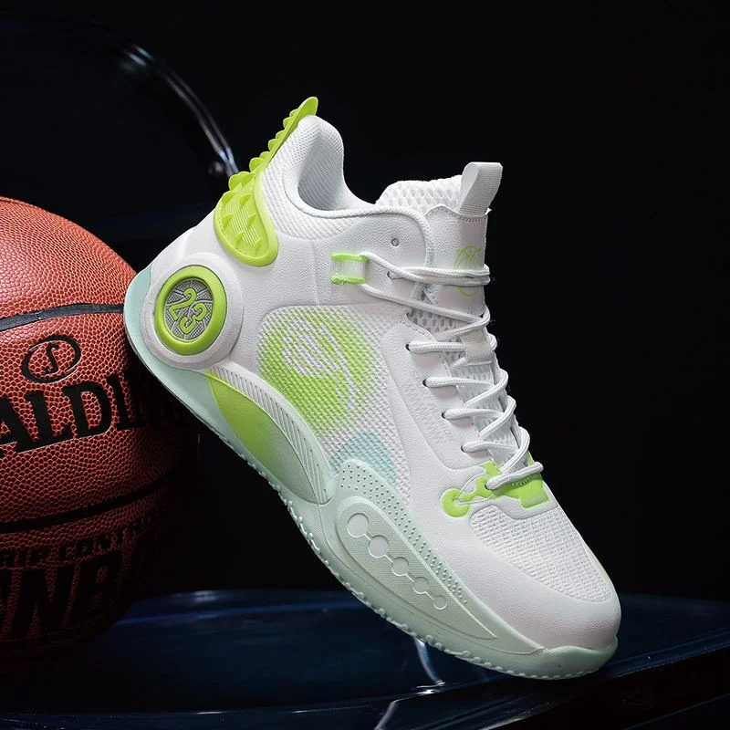 New high-quality couples actual combat high-top basketball shoes friction audio sneakers running offer