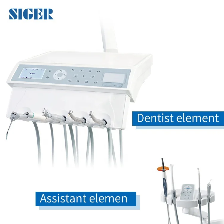 Стоматологическое кресло Siger Medical S30, заводской поставщик, полный интегральный полнофункциональный стоматологический блок класса I со светодиодной подсветкой для клиники