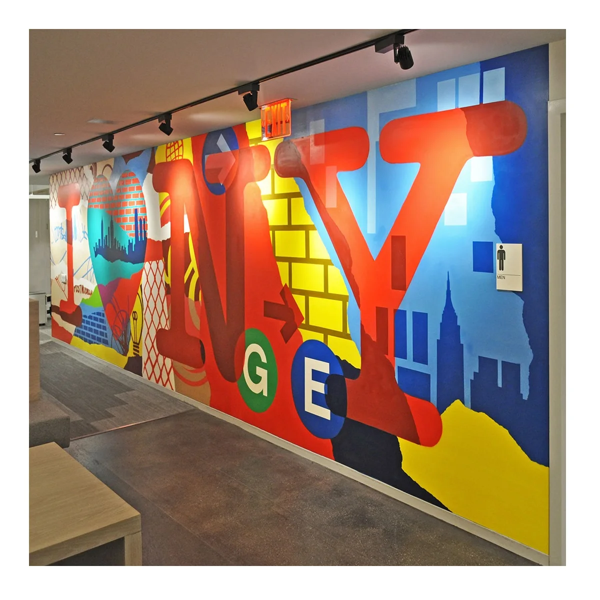 custom printed 3d mural wall paper decor for restaurant