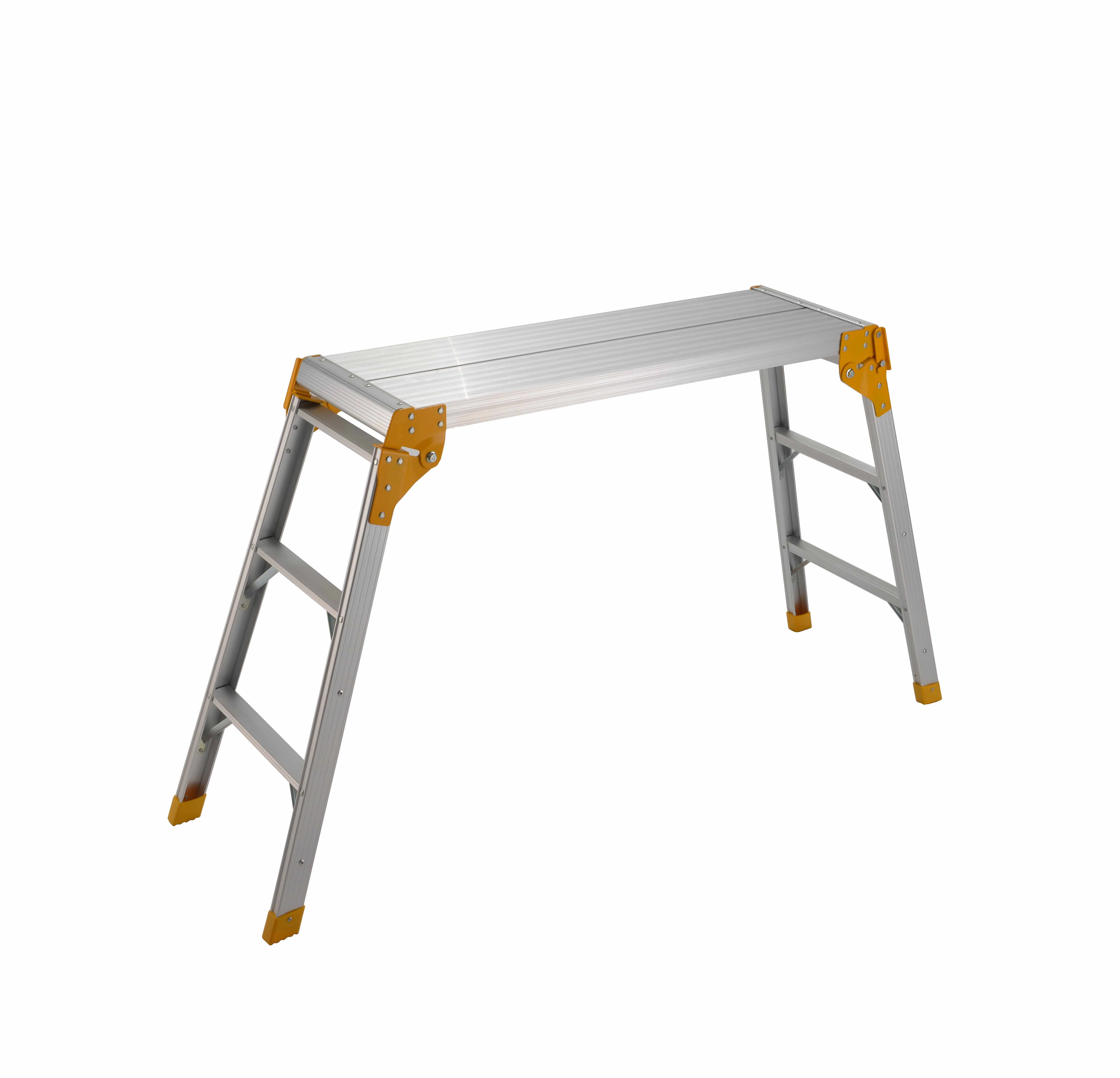Platform Ladder Aluminium Folding rv step Stool Car Washing Ladder Sturdy Tools and Lightweight Work Platform