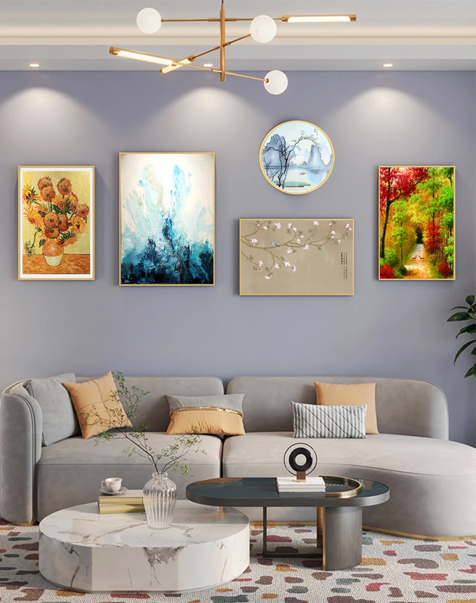 Oil painting nude male and female human body color painting home decoration