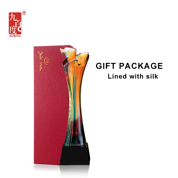 Jadevertu liuli Vicennial Leader award trophy for Twentieth 20th Anniversary trophy custom