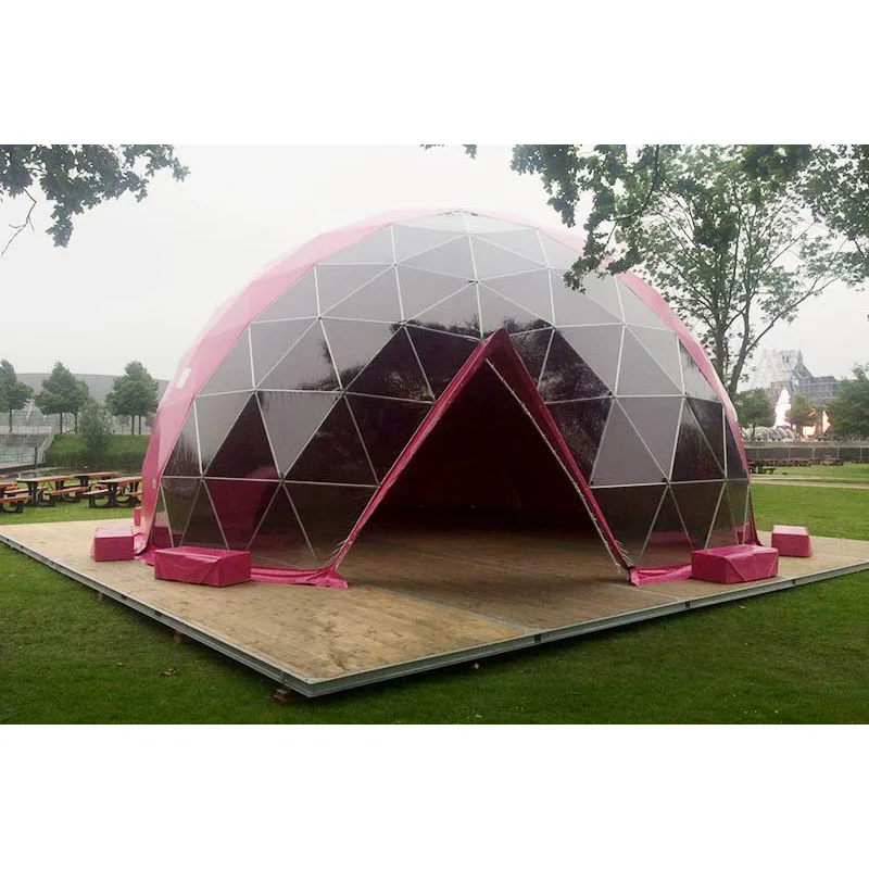 3m 4m 5m 6m South Africa 4 Man Prefab House Glamping Geodesic Dome Tent