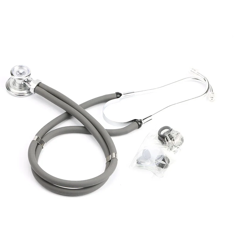 Two tube stethoscope aneroid sphygmomanometer wtih stethoscope colorful portable  electronic double head stethoscope