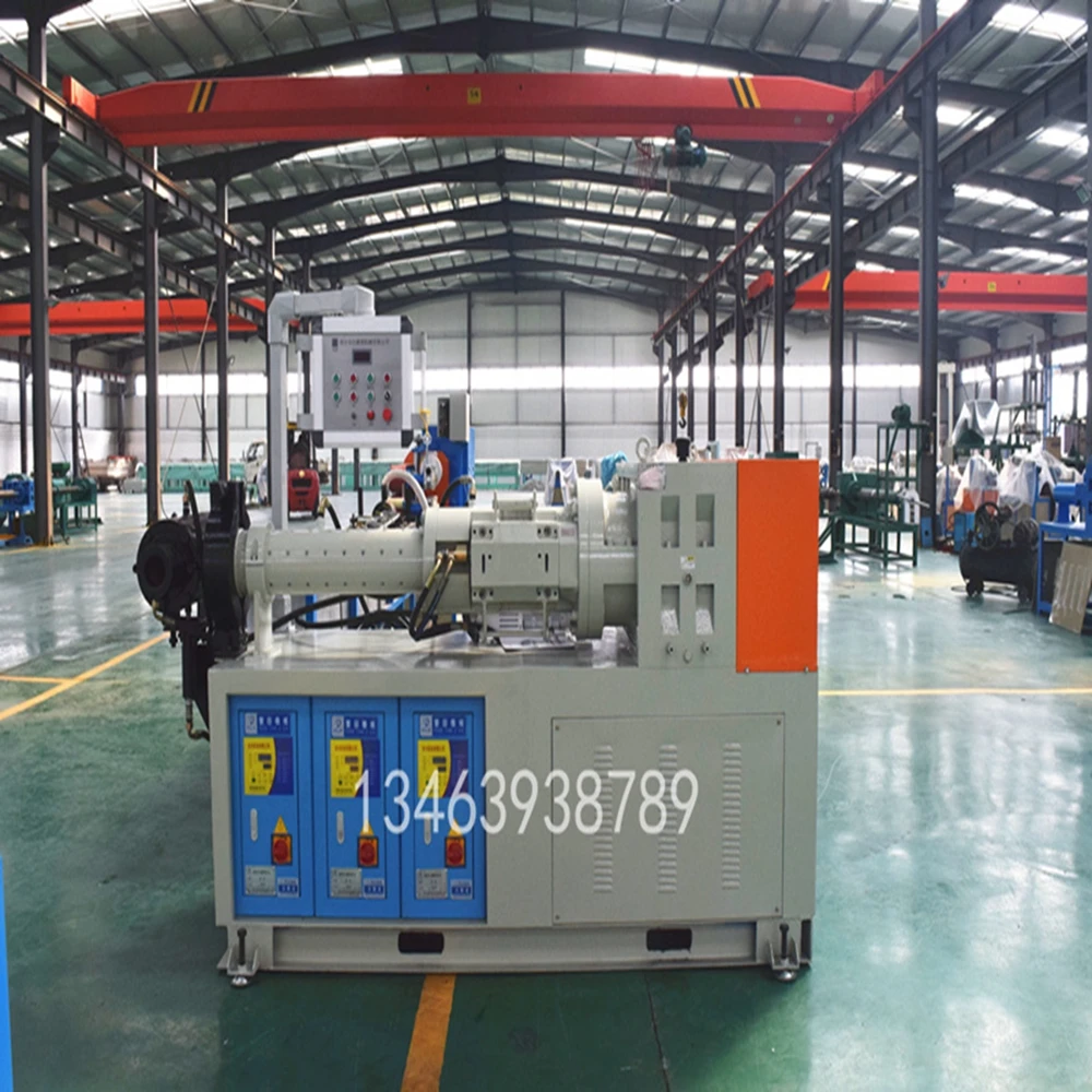 rubber tube extruder braid silicone rubber insulation  hose extruder rubber production line