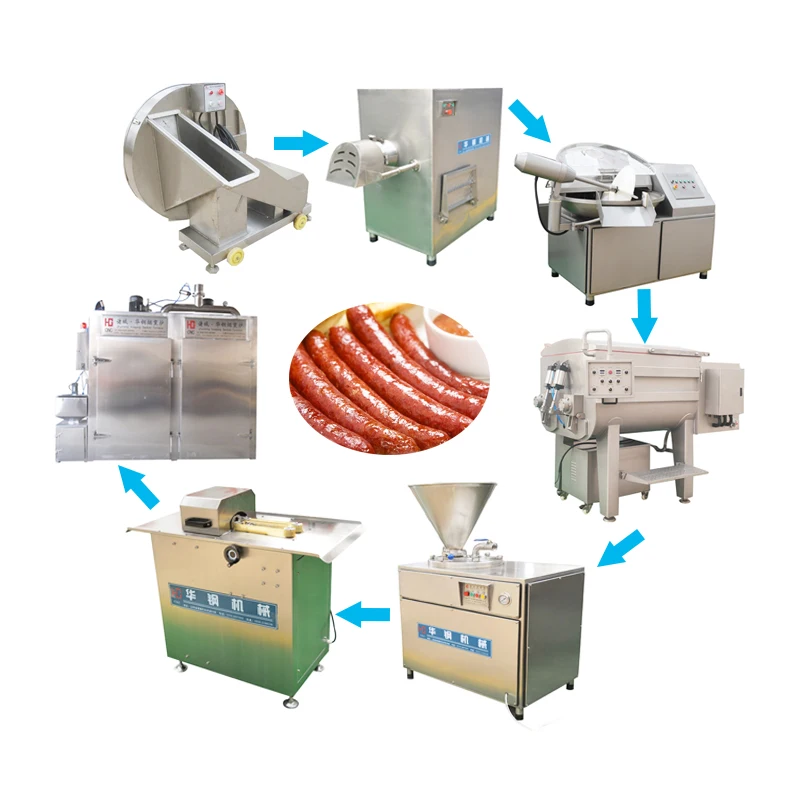 Electric 304 stainless fish sausage filling machine plant sausage production line sausage making machine