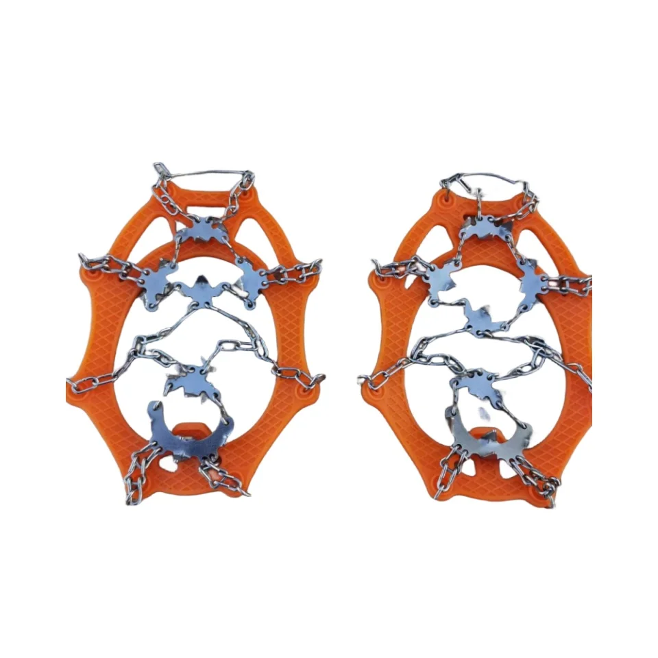 Wholesale Ski Crampons Best Microspikes 19 Claws Anti-slip Chain Crampons Hiking Spikes Ice Crampons For Shoes