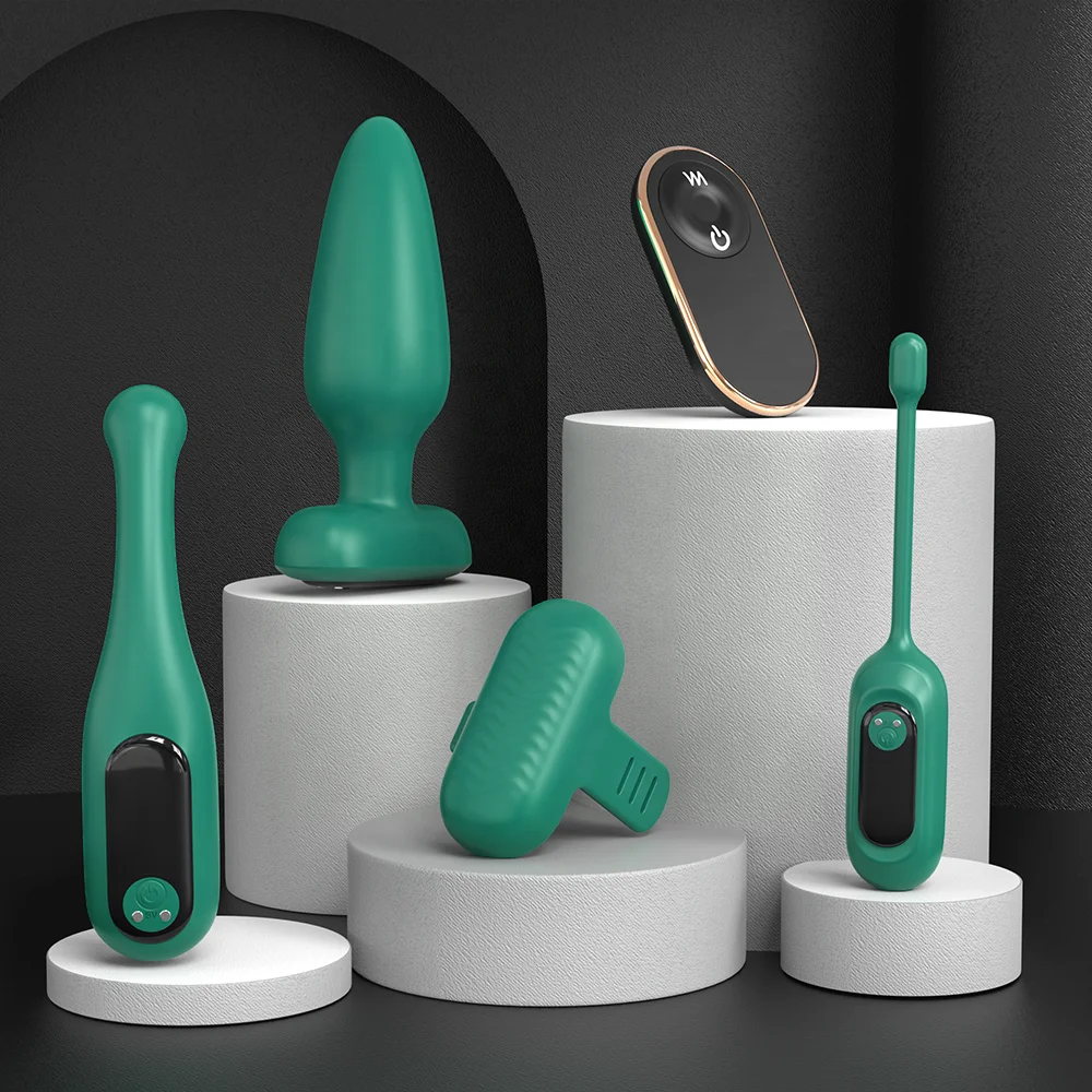 S-HANDE panty Vibrator adult sex toys for couples 4 in 1 Anal Plug Lock Sperm Ring Sex Toy for Couple