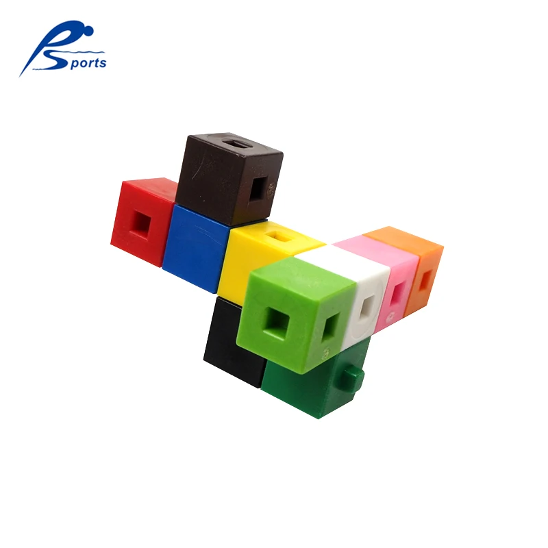 
1000PCS 10 COLOR 1CM LINK CUBE Learning Resources Mathlink Kid Toy Building Blocks 