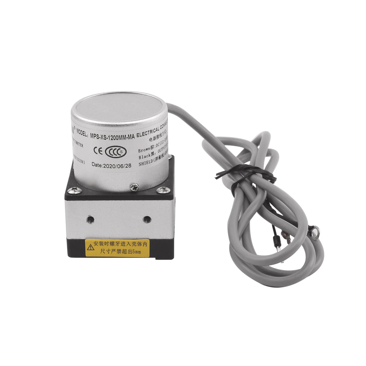Low Price MIRAN MPS-XS  Draw Wire pull rope incremental encoder sensor  for horizontal control meters