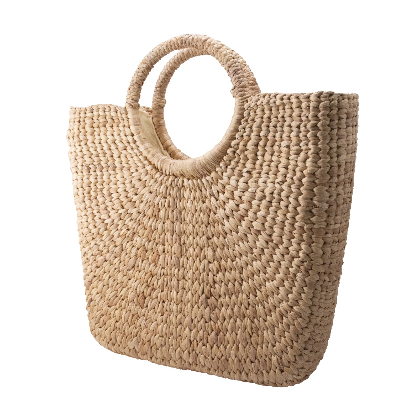 Good Premium Water Hyacinth Lady Bag From Chiang Mai Thailand Natural Color Medium Size Light Weight Eco Friendly Classic Style