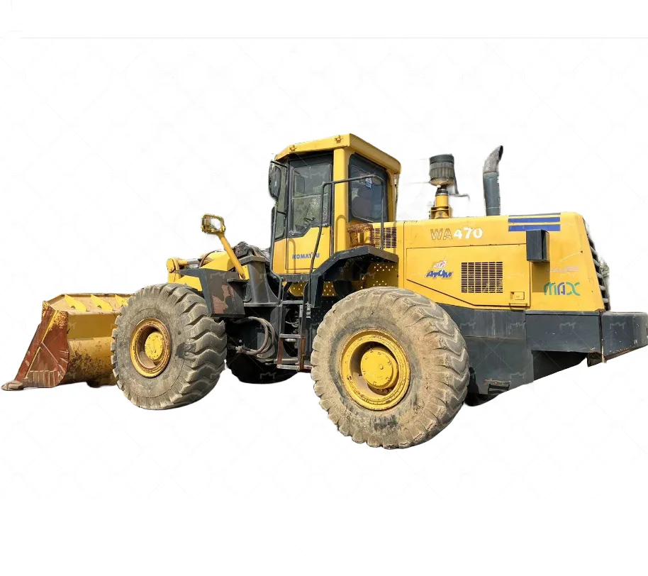 High Quality Used Heavy Construction Equipment Second Hand Komatsu Wa470-6 Wheel Loader Good Price