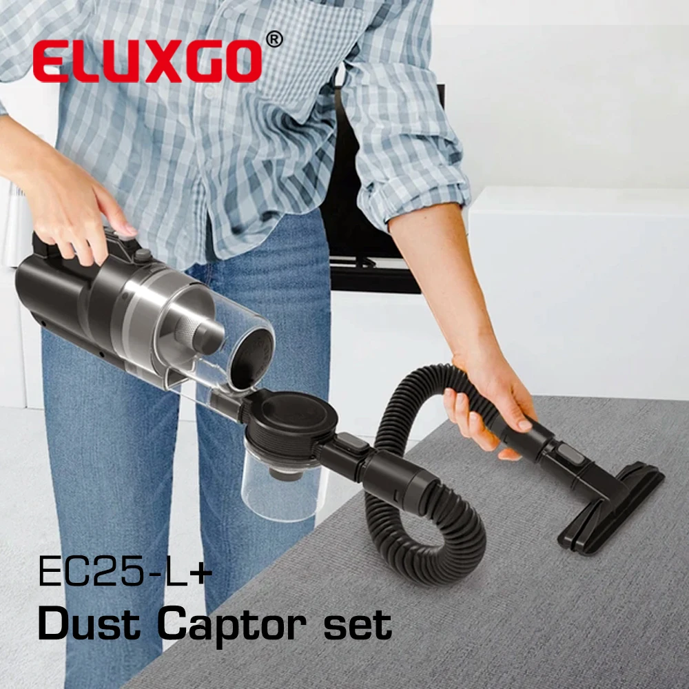 ELUXGO 400W Adjustable Speed Handheld Portable Vacuum Cleaner Sofa and Carpet Cleaning Machine