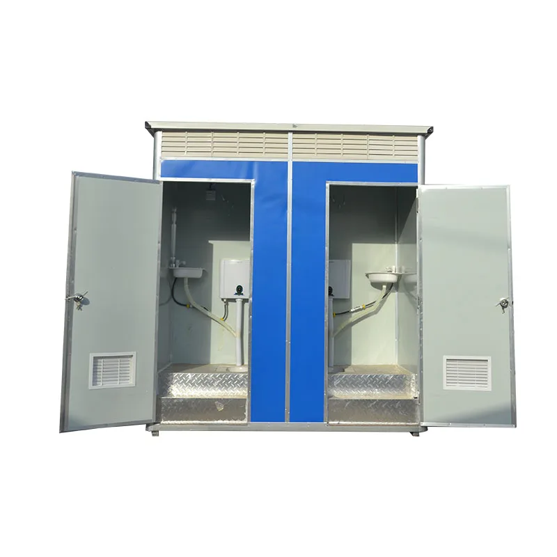 
Mobile prefabricated portable composting toilets chemical wc cabin movable toilets for construction sale 